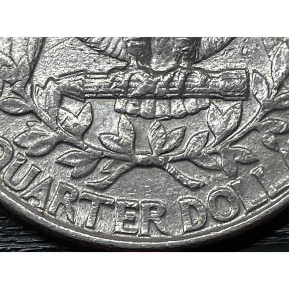 1992-P Washington Quarter Wounded Eagle Strike on Reverse Creamy Tone - Picture 16 of 16